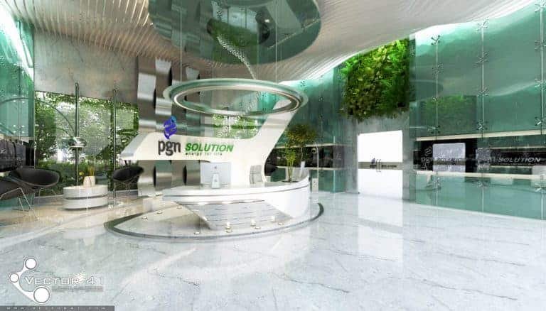desain kantor PGN medan - Vector 41 arsitek interior