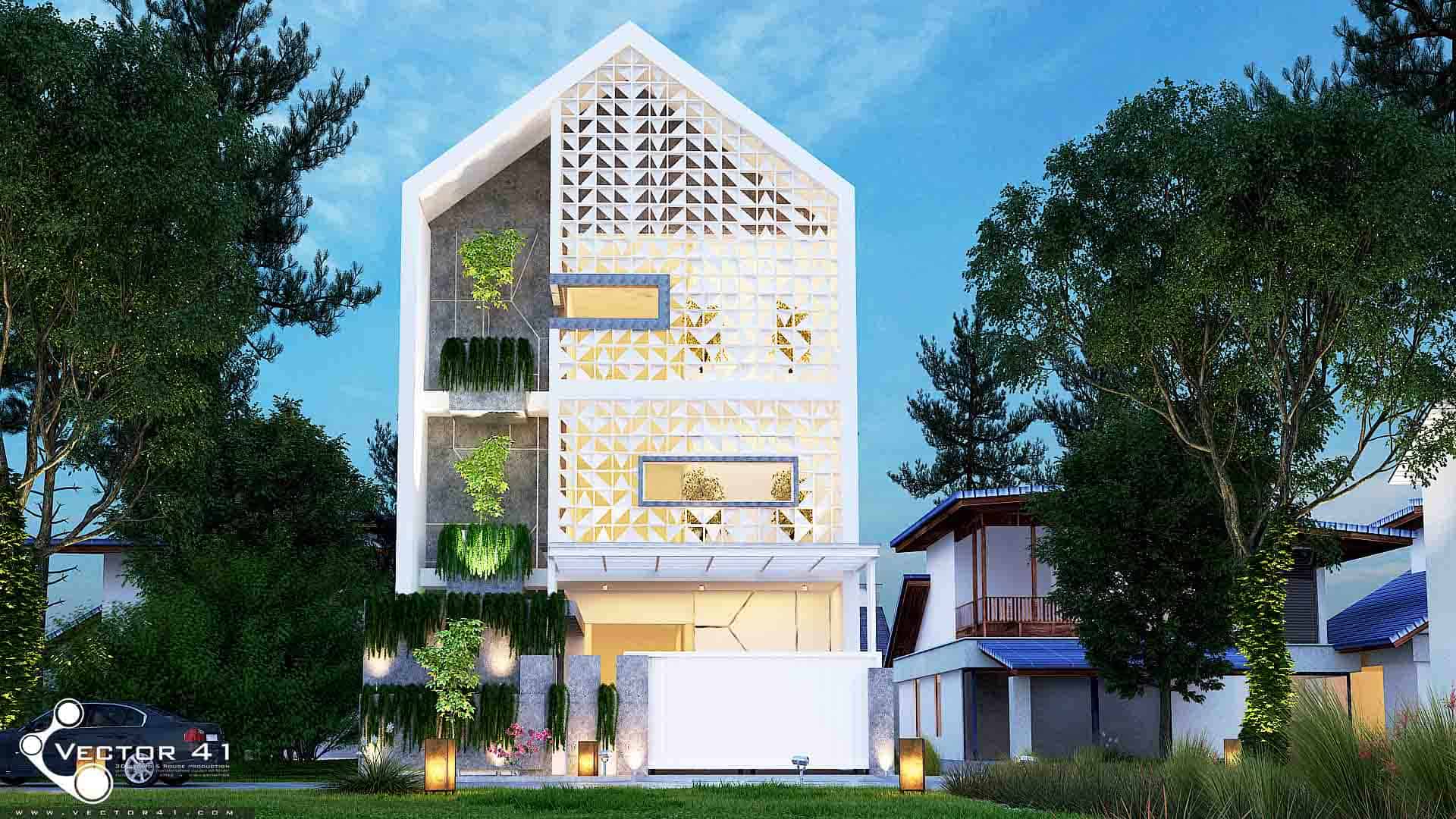 Desain Rumah Minimalis Model Rumah Minimalis VECTOR 41 Arsitek