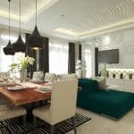 desain interior rumah tropis bpk zulfan Aceh