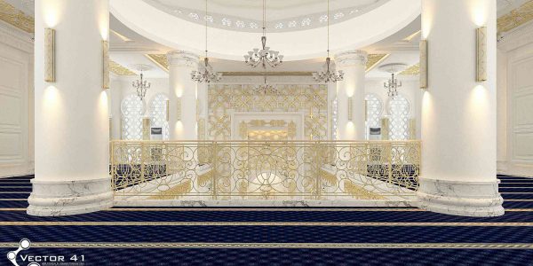 Desain interior masjid al inayah batubara