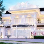 Desain rumah klasik mr. dicky - Medan