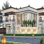 Desain rumah mewah model tropis 2 lantai bpk. Adiel di Medan By.Jasa Arsitek Medan Vector 41