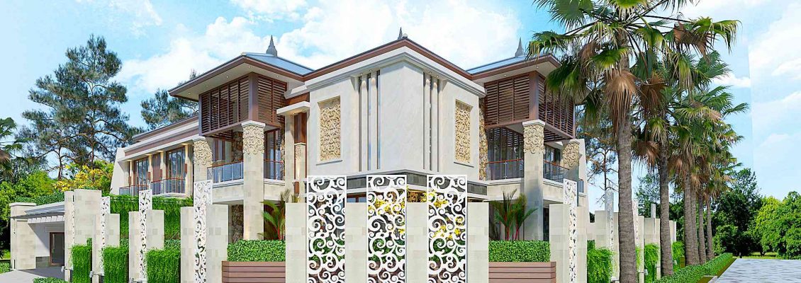 Desain rumah tropis Mrs. Bella - Medan