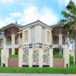 Desain rumah tropis Mrs. Bella - Medan