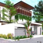 Desain rumah minimalis kontemporer bpk yuda medan