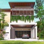 Gambar rumah kontemporer medan bpk yuda