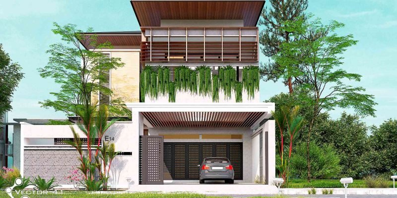 Gambar rumah kontemporer medan bpk yuda