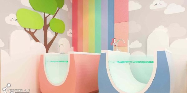 Desain interior baby spa di medan