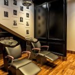 desain interior barbershop bapak hendy medan