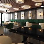 Desain meja cafe model industrial spyco medan