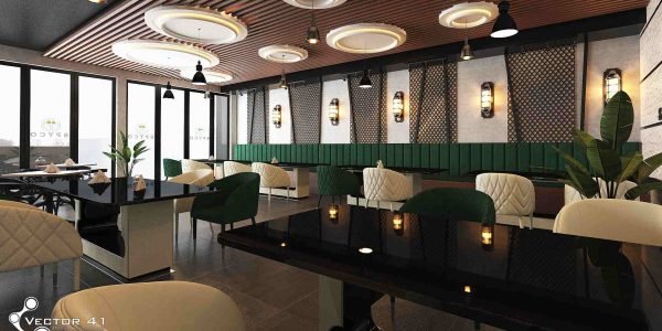 Desain meja cafe model industrial spyco medan