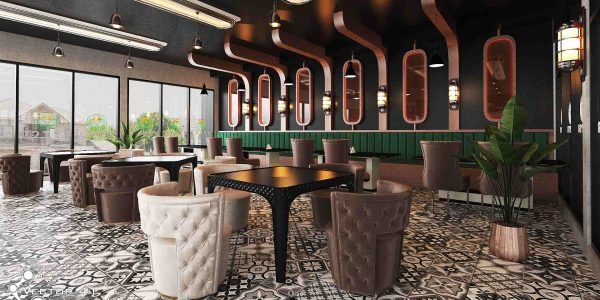 Desain cafe industrial spyco medan