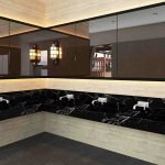 Desain wastafel dan toilet cafe spyco medan