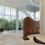 desain interior receptionis pt mark dynamics
