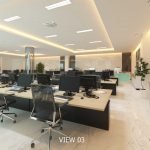 desain ruang kerja pt mark dynamics