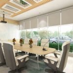 desain interior ruang meeting PT. Original Nest