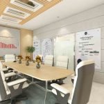 desain interior ruang meeting PT. Original Nest