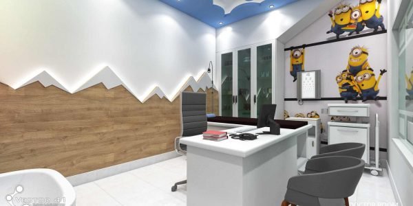 desain interior klinik anak bapak johan