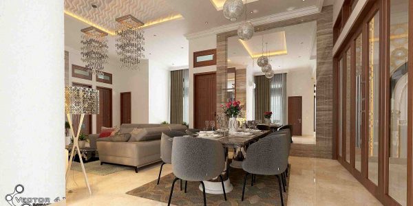 Desain interior meja makan bapak mahfud aceh
