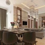 Desain interior ruang makan bapak mahfud aceh