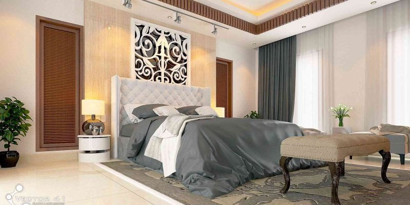 desain interior tempat tidur bapak bambang palembang