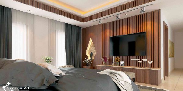 desain interior kamar tidur bapak bambang palembang