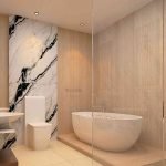 desain interior toilet bathtub bapak bambang palembang