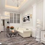 desain interior ruang tamu bapak dicky medan
