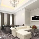 desain interior ruang kerja bapak dicky medan