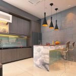 desain interior dapur minimalis bapak eka medan