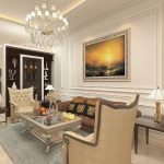 desain interior ruang tamu klasik bapak hendra medan
