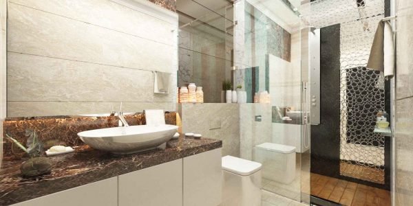 desain kamar mandi hotel terbaru