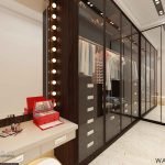 desain wardrobe minimalis medan