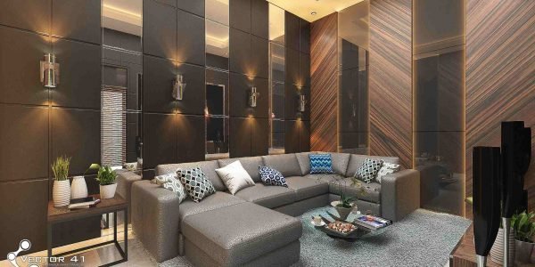 Desain ruang entertain karaoke bapak johan medan