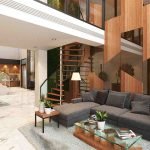 Desain interior sofa minimalis bapak johan medan