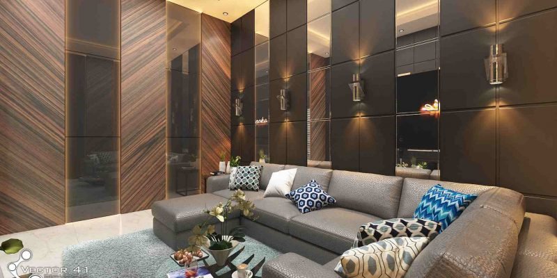 Desain interior ruang karaoke entertain bapak johan medan