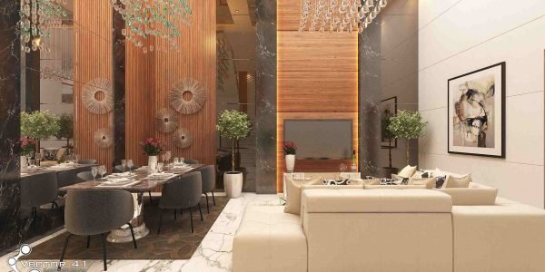 Desain interior ruang keluarga bapak johan medan