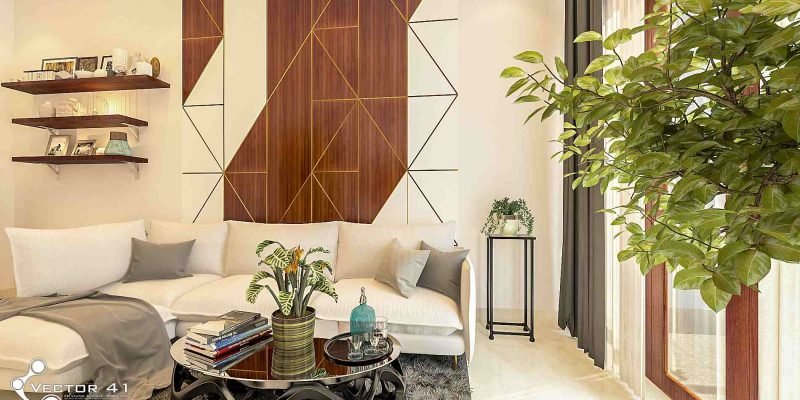 Desain ruang tamu rumah tropis bapak kaban medan