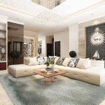 Desain ruang keluarga rumah minimalis bapak leo medan