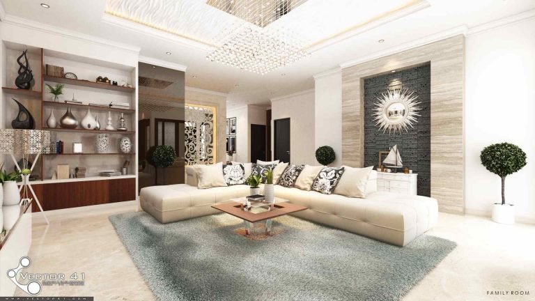 Desain ruang keluarga rumah minimalis bapak leo medan