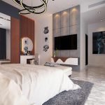 Desain interior minimalis kamar utama bpk yuda medan