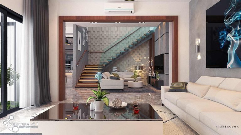 Desain interior ruang kaluarga bpk yuda di medan