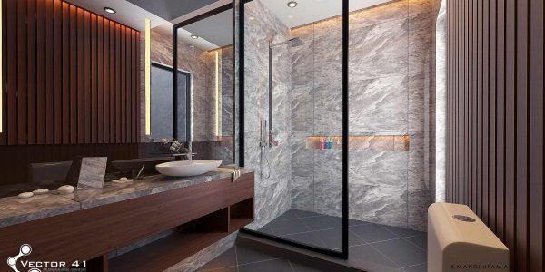 Desain kamar mandi terbaru minimalis mewah di medan