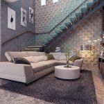 Desain railing kaca tangga kayu rumah minimalis bapak yuda