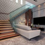 Desain tangga kayu rumah minimalis rumah bapak yuda