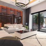 Desain interior ruang tamu rumah minimalis bapak yuda medan