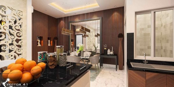 Desain Interior meja minibar terbaru minimalis di medan