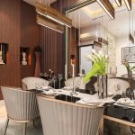 Desain interior ruang makan minimalis di medan