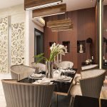 Desain interior ruang makan minimalis bpk yudi di medan