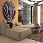 Desain interior ruang keluarga lantai 2 ibu nurul tasbih medan